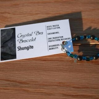 Shungite - Crystal Bra Bracelet
