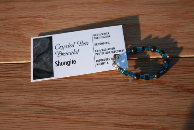 Shungite - Crystal Bra Bracelet